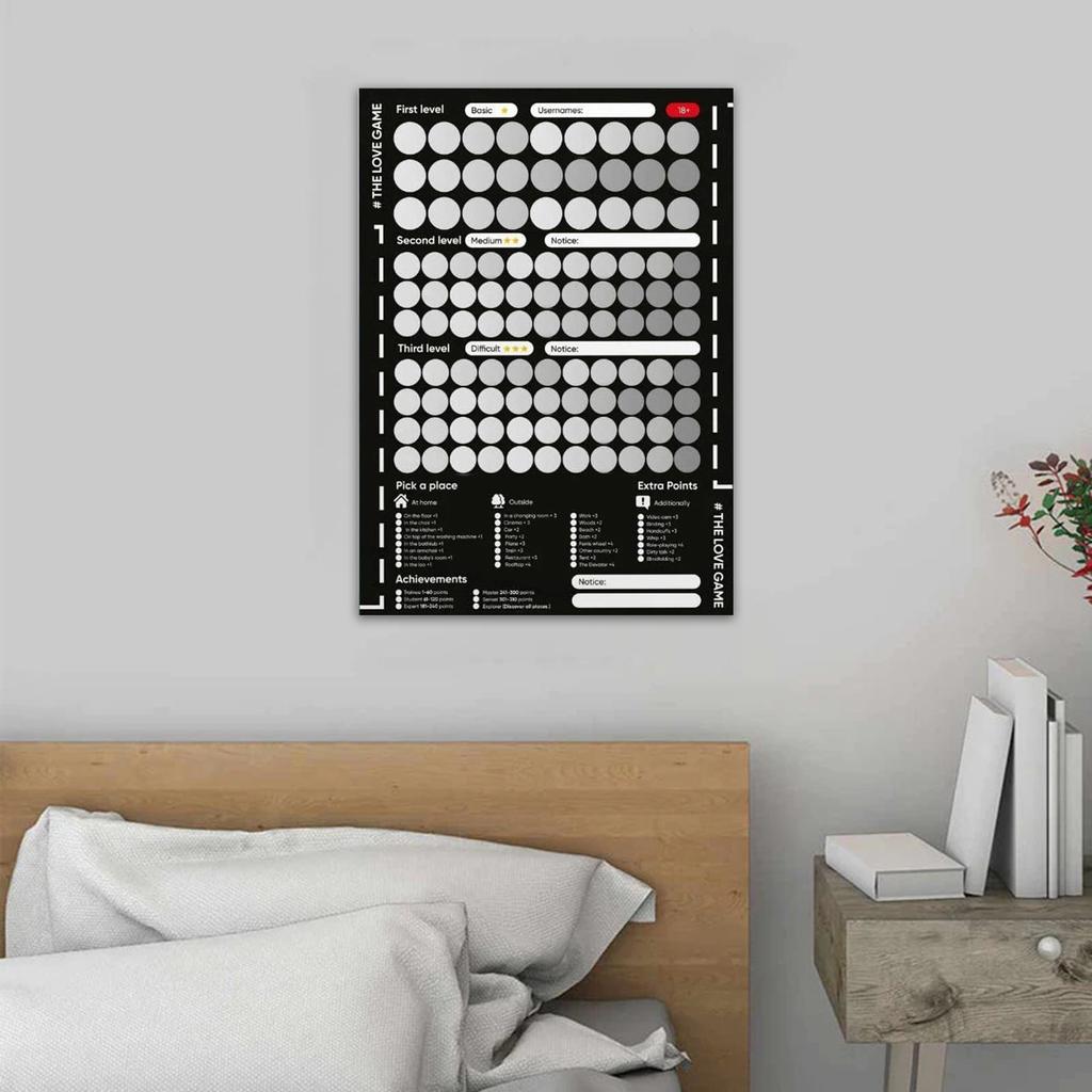 Скретч-постеры для пар Игра для пар 100 дел для пар Игры для пар Скретч-постер 100 свиданий Скретч