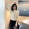 Women S Fitted Thin Long Sleeve High Neck Basic Knit Sweater