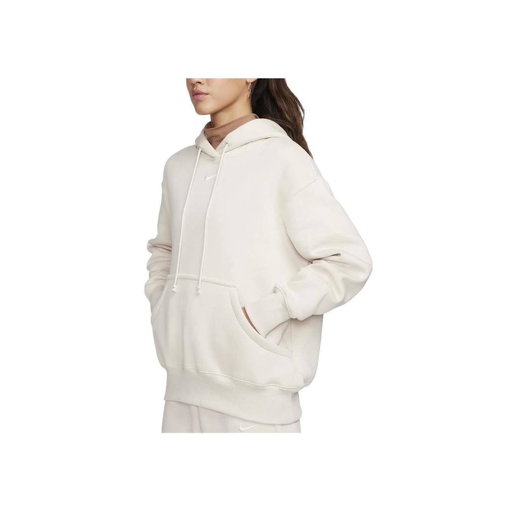 Nike Oversized Pullover Hoodie Women Hoodies Brown DQ5861-104