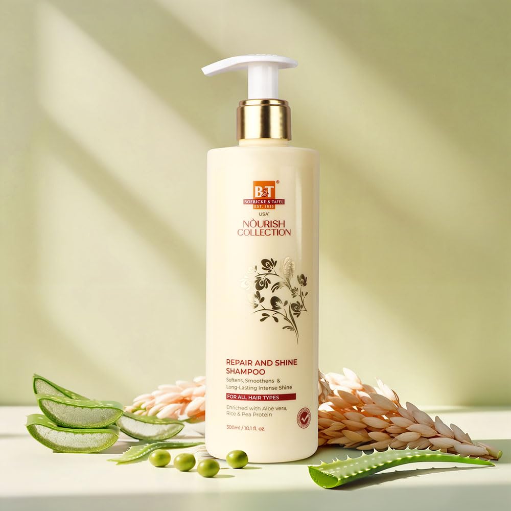 Boericke & Tafel Repair and Shine Hair Shampoo |MEN & WOMEN |Quinoa and Pro-vitamin B5 - 300 ml