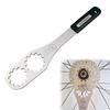 Bicycle Flywheel Remover Wrench Stainless Steel Road Bicycle Freewheel Cassette Lockring Installation Removal Bike Repair Maintenance Tools