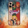 Чехол для телефона Totally Spies Для iPhone17,16,15,14,13,12,11 Plus,Pro Max Мягкий черный чехол