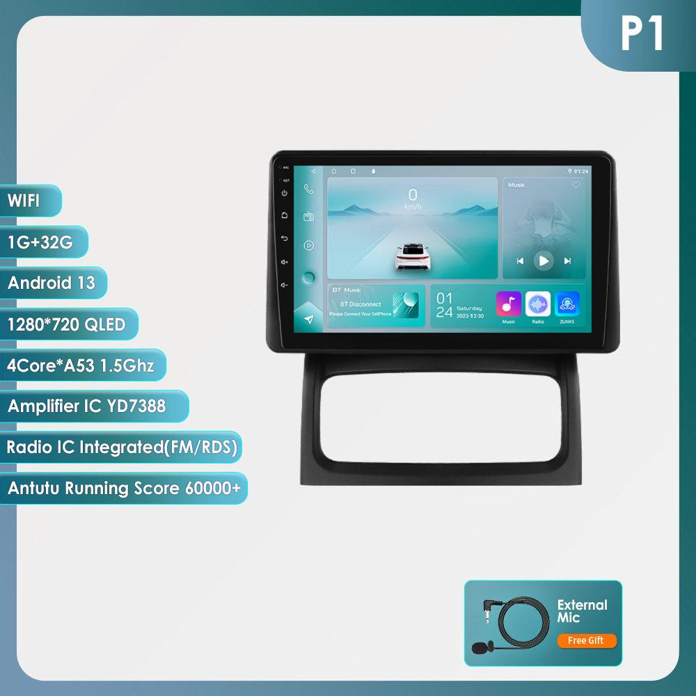 Hizpo Android 13 Автомобильное радио для Renault Clio 2 2000-2012 беспроводной CarPlay Android Auto 2din автомобильный интеллектуальный экран Bluetooth Автомагнитола DVR Cam RDS FM