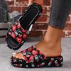 Summer Fashion Women's Slippers Thick Bottom Beach Shoes Large Size Casual Slippers