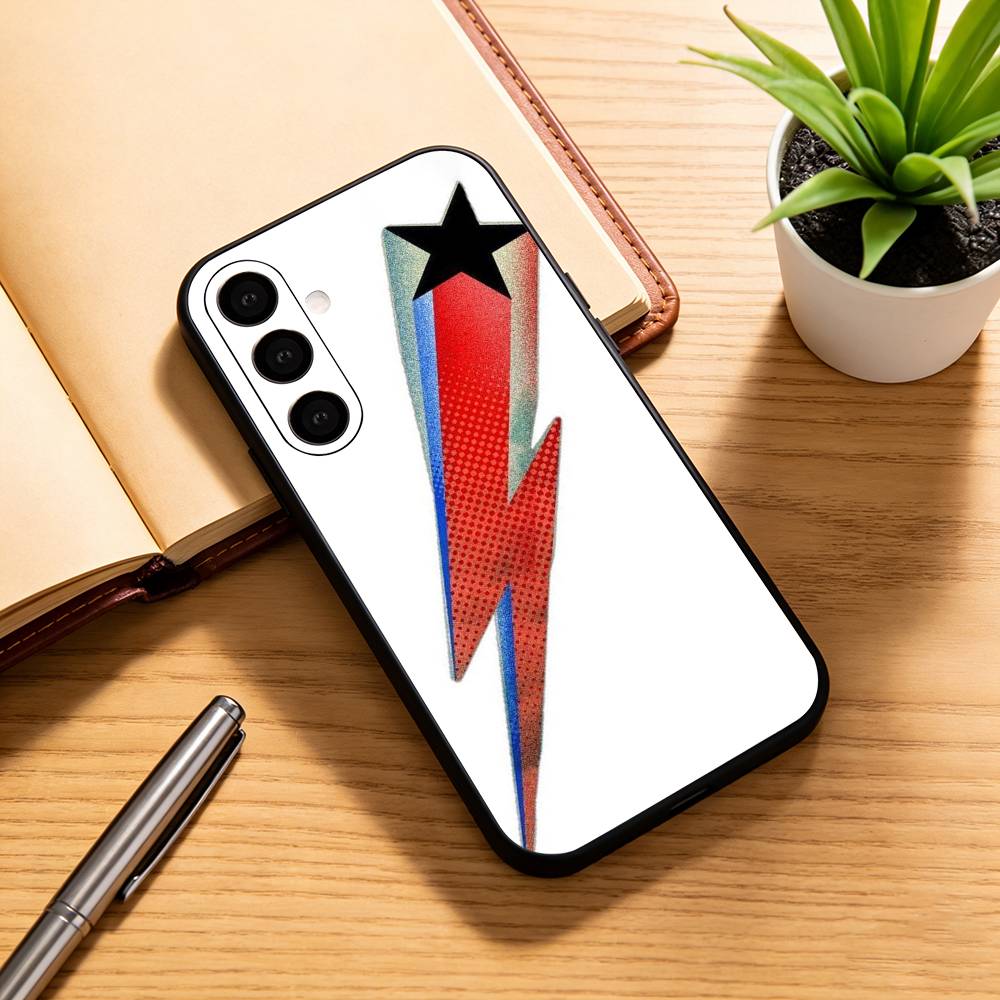 David B-Bowie Phone Case For Samsung Galaxy A73,A72,A71,A70,A53,A52,A51,Soft Silicone Black Cover