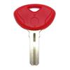 Пустой ключ для мотоцикла, необрезанный корпус ключа, красный/черный для BMW F650 F800 S1000RR R1200 K1200 K1300