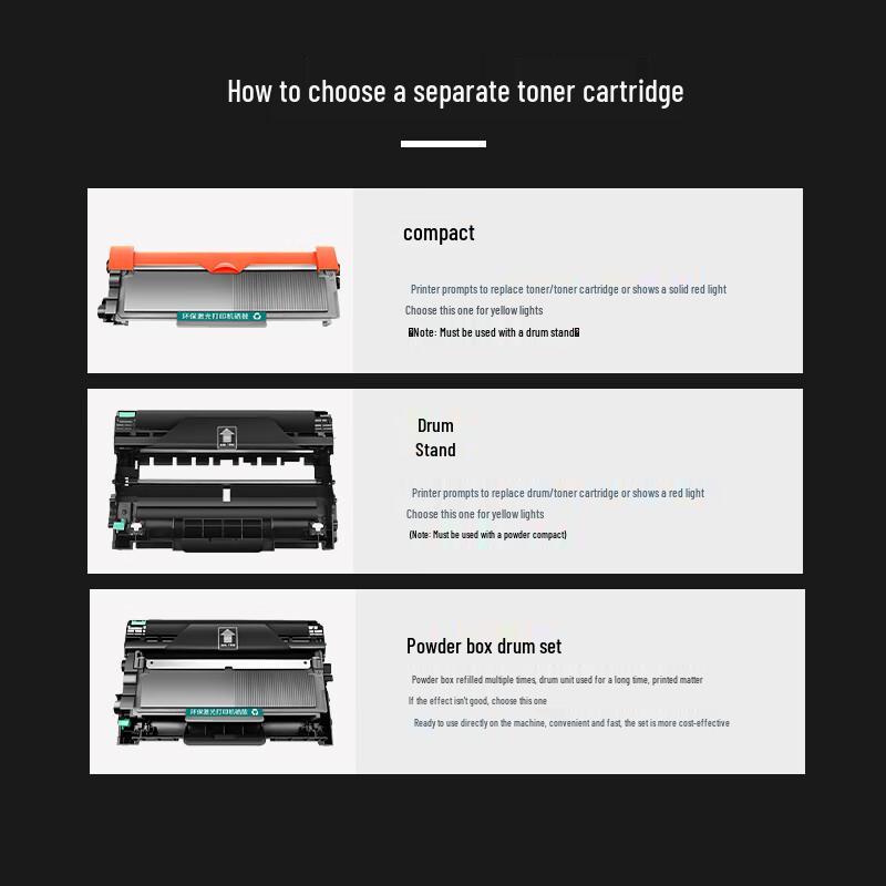 Compatible TN-2325 Black Toner Cartridge for Lenovo Printers