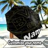 Custom Name Personalized Borussia Dortmund Print Umbrella, Auto Open Close, 8‑Rib Sturdy Frame, Commute Camping Hiking Use, Birthday Gift