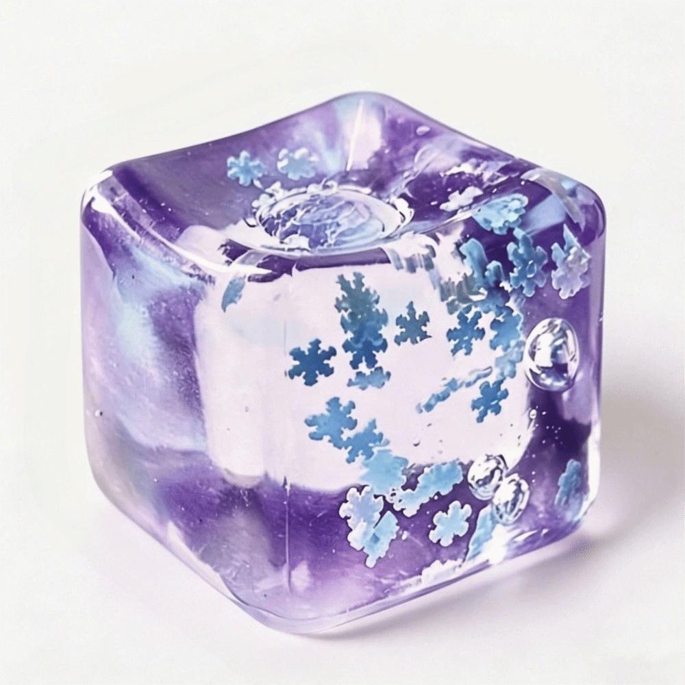 Slow Rebound Ice Cube Squishy Toy Slow Rising Sensory Fidget Toy Ice Cube Fidget Toy Gifts
