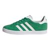 adidas Детские кроссовки Gazelle J Green White Cloud-White Gold-Metallic IE5612
