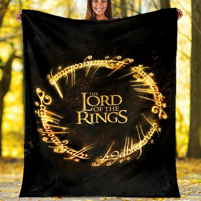The Hobbit printed throw blanket—soft,warm;versatile blanket for all seasons—perfect as &air-conditioning throw,nap blanket