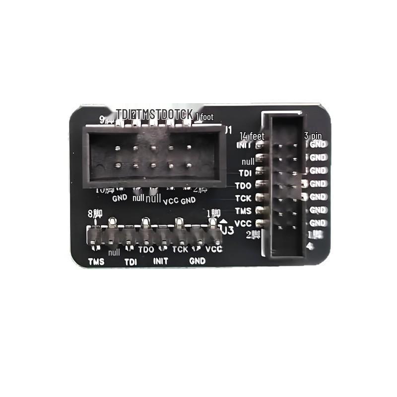 Адаптер загрузчика XILINX: 2.54MM 10P на 2.0MM 14P с однорядным адаптером 8P