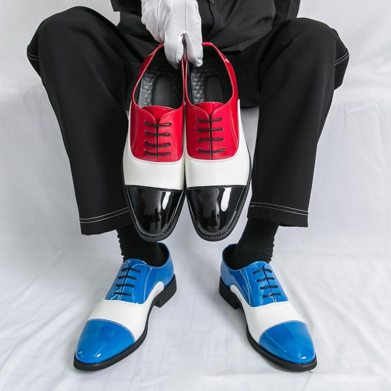 Модная деловая мужская формальная кожаная обувь мужская шнуровка деловая офисная модная элегантная кожаная обувь банкетная обувь 38-46 мужская обувь