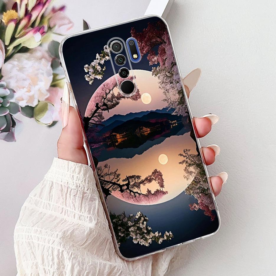 For Xiaomi Redmi 9 Case Cool Dragon Fashion Painted Cover 6.53'' Soft Silicone Phone Case For Redmi 9 Prime Redmi9 Fundas Bumper