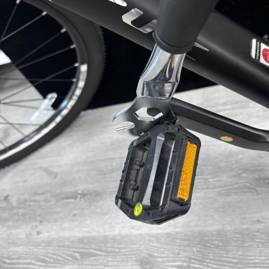 Ключ для педалей велосипеда с противоскользящей ручкой, прочная углеродистая сталь 15/24 мм, инструмент для снятия педалей горного велосипеда, шоссейного велосипеда, инструмента для ремонта скутера