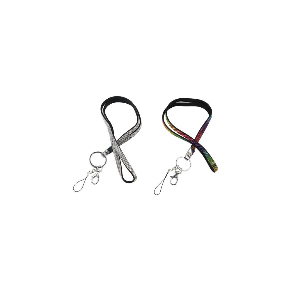 Holder Luxury Rhinestone Wrist Straps Neck Strap Phone Lanyard Mobile Phone Straps Keychain Lanyard