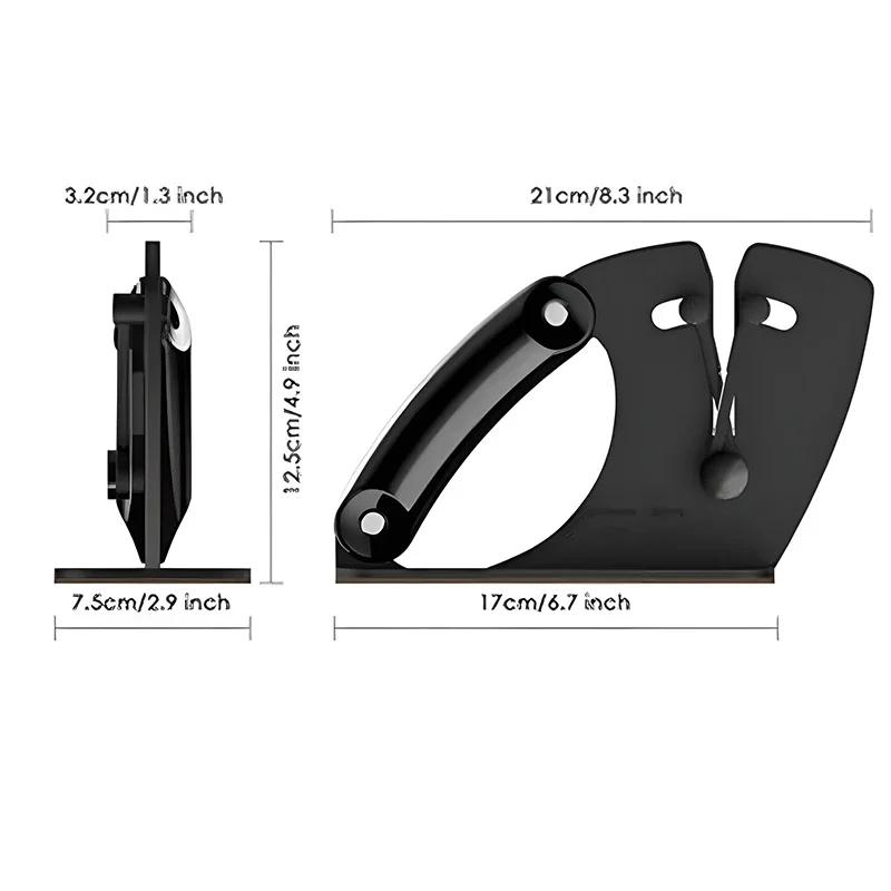 2-в-1 многофункциональная точилка для ножей ручная автоматическая регулируемая быстрая точилка кухонные гаджеты точильный камень для ножей