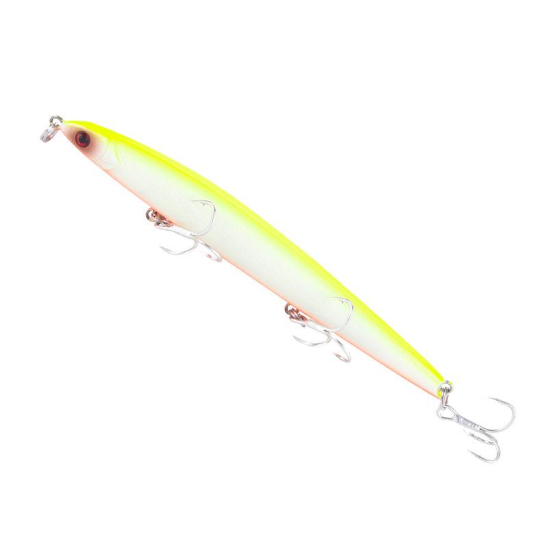 Aotuo Hot Selling 12.5cm 20g Sinking Pencil Lure ABS Treble Hook Artificial Bait for Bass Mandarin Fishing