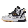 Кроссовки Disney X Li Ning Unrestrained High-Top для бега, детские кроссовки, черные, белые, YKCR172-15