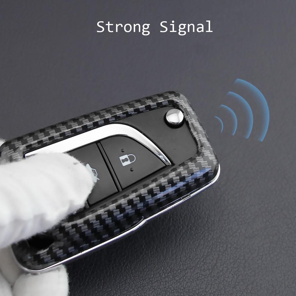 Складной защитный чехол для ключа Toyota из углеродного волокна для Camry и Reiz, модифицированные ключи