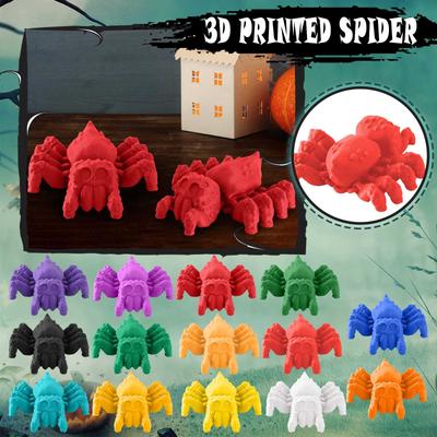 3D печать паука 3D печать подвижных пауков игрушки для взрослых и детей паук украшения игрушки