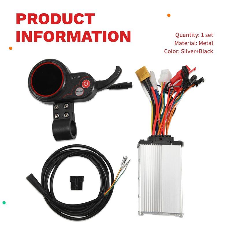 НОВИНКА ХИТ В НАЛИЧИИ - Контроллер 36V 500W + Панель приборов LCD-дисплей MR-100 Для комплекта электросамоката KUGOO