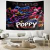 Custom Name Huggy Wuggy Print Tapestry, Backdrop, Easy Setup, Ideal for Bedroom, Office & Living Room, with Aesthetic Wall Hanging Decor.