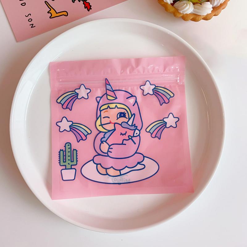 Органайзер для хранения продуктов, не занимает места, легко носить с собой, 13,5*13,5 см, пластиковый, милый мультяшный пакет для закусок, креативный и милый, 4,2 г