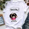 Футболка Mafalda женская летняя Harajuku с буквенным принтом, короткий рукав, модная креативная повседневная женская футболка с рисунком 90-х годов