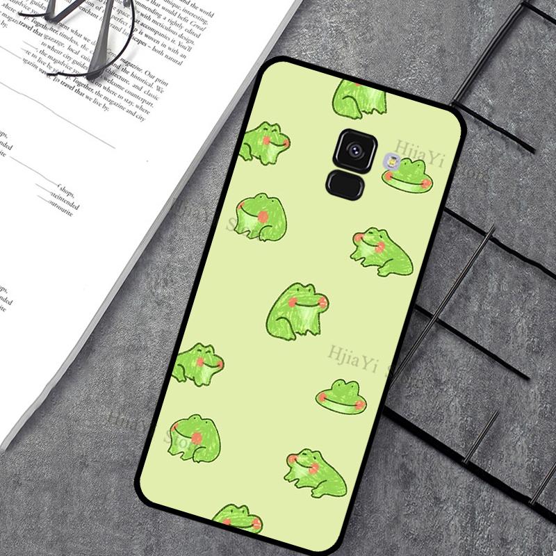 Милый чехол-лягушка для Samsung J5 J7 J3 2017 J1 A3 A5 2016 A6 A8 Plus J4 J6 J8 A7 A9 2018 Чехол для телефона