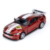 Масштаб 1/42 2018 Ford Mustang GT Super Racing в сборе, игрушечный автомобиль из сплава, литая под давлением металлическая коллекция, подарочные игрушки с коробкой