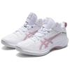Asics Gelhoop V17 Удобные Универсальные Низкие Баскетбольные Кроссовки Унисекс Белый Розовый 1063A101-105