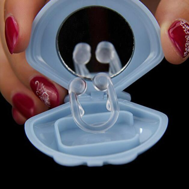 Силиконовый зажим для носа, пробка против храпа, W Shell, оборудование для сна, бесшумная защита от храпа, ночная защита от храпа, здравоохранение