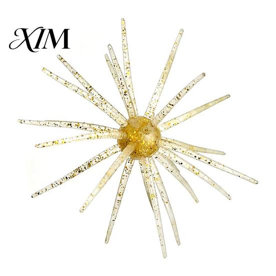 Freshwater Fish Lures 5Pcs Bionic Sea Urchin Lure, 4cm/0.5g, 7cm/1.6g, 9cm/2.8g, 11cm/8.7g Floating Fishing Accessories Artificial Bait, Fuzzy
