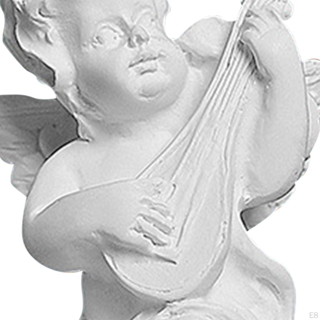 Фигурка херувима, маленькая статуэтка ангела, поделки из смолы, мини-скульптура, украшение для стола в отеле