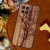 Tree Flower Bamboo Wood For Samsung Galaxy M32 M52 M12 M55 M15 M13 M23 M33 M53 M20 M21 M51 M34 M54 M30s M31s Case