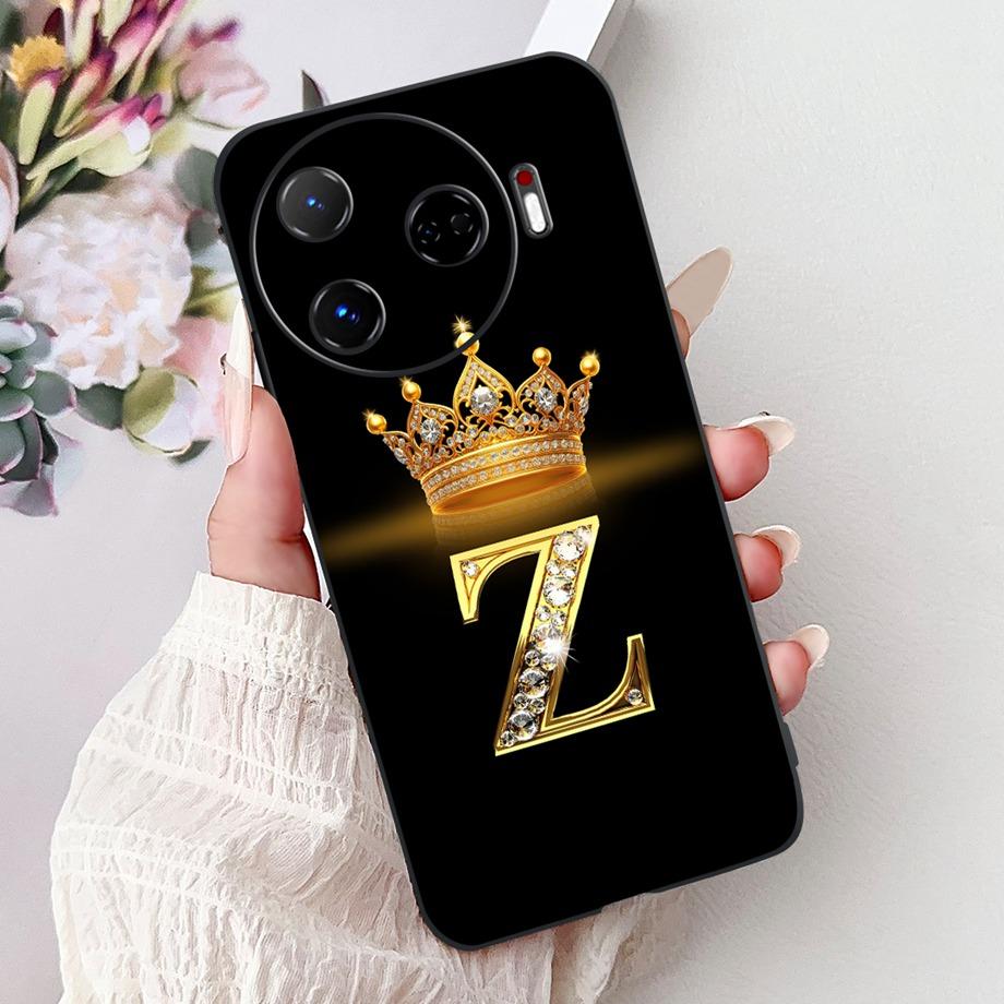 Чехол для телефона Tecno Camon 30 4G 5G 30S Pro 30pro 30 Premier Чехол Мягкий Силикон Funda Матовый ТПУ Capa Узор с инициалами