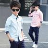 Boys Shirts Children Boys Shirts Cotton Solid Kids Clothing Clothes Child Fashion Boys Shirts Long Sleeve Blouse