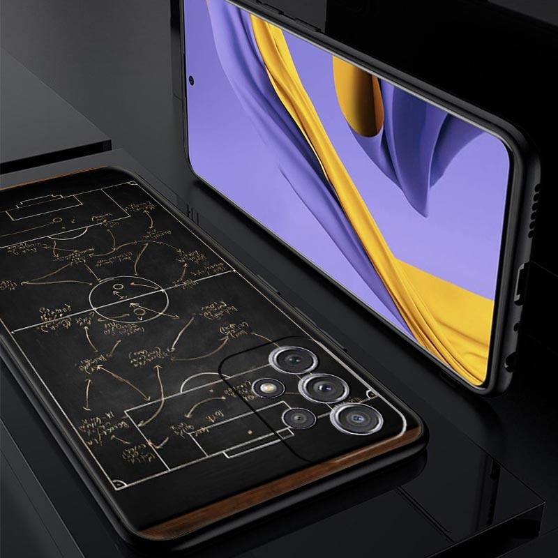Чехол для телефона Футбольный Баскетбольный Тактическая доска Для Samsung A17 A07 A55 A35 A25 A15 A05 A33 A31 A21s A13 A41 A73 A53 A51 A71