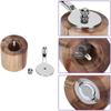 Pepper Mill Set, Manual Pepper Mills, Classical Hand Shake Wooden Pepper Grinder Set or Salt Grinder,Enjoy Fresh Ground spices