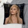 A-Ariana Grande Double-Sided Printed Square Decorative Cushion Cover For Sofa Living Room Home Decor