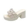 Thick-heeled Waterproof Platform Thick-soled Sandals for Women  New Summer Fashion High-heeled Shoes for Women