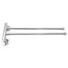 Stainless Steel Swivel 2/3/4 Towel Bar Towel Holder Bar Rail Hanger Rack Wall Mounted For Bathroom Kitchen Accessory
