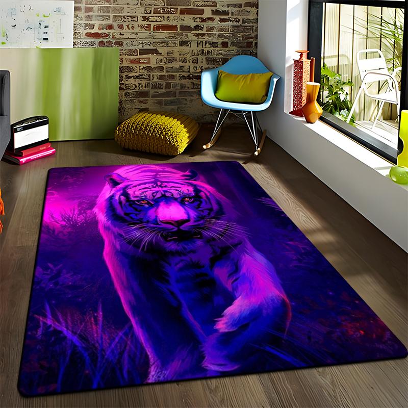 3D художественный ковер с принтом тигра для гостиной, большой ковер, мягкий ковер, украшения дома, коврики, ковры в стиле бохо, дропшиппинг