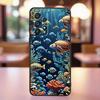 Мультяшная Аниме Черепаха Слон Для Samsung A41 A35 A34 A33 A32 A25 A24 A23 A21s A06 A05 A04 A03 Note 10 20 Ultra 5G Черный Чехол
