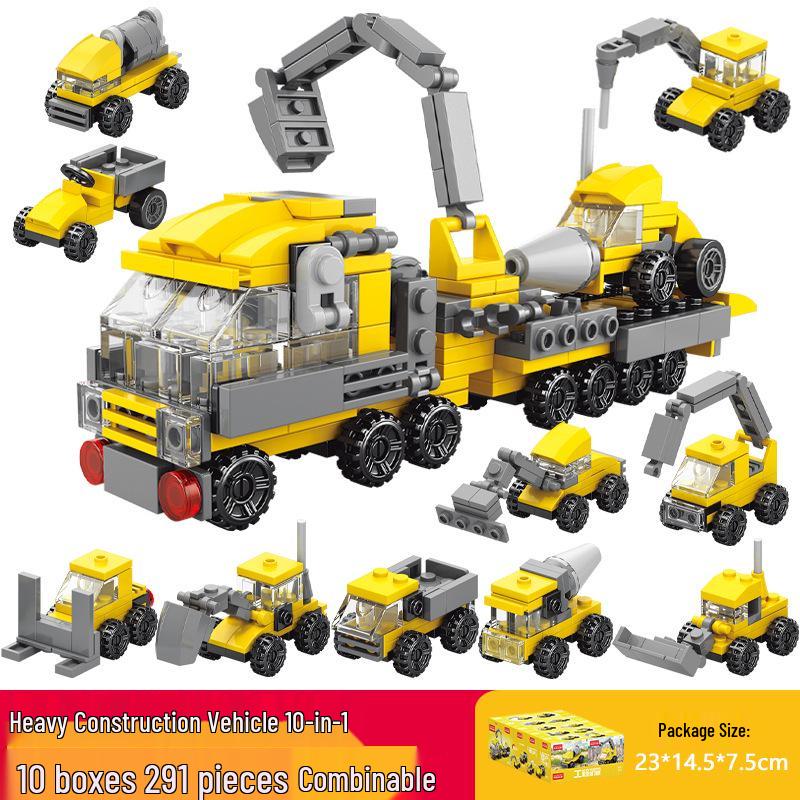 Строительные блоки Xiaomingxing - совместимы с Lego, развивающая игрушка для сборки мелких деталей для мальчиков