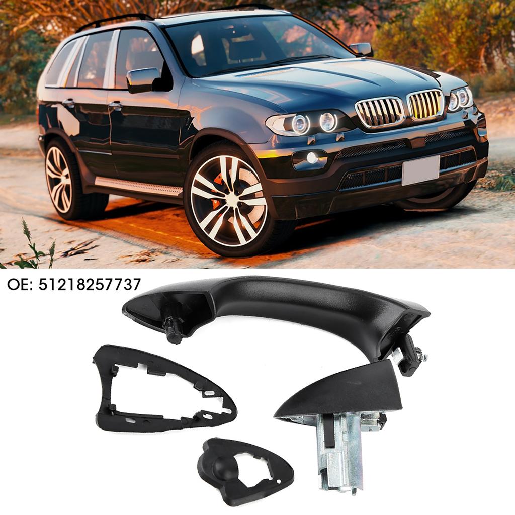 Задняя левая наружная ручка двери подходит для E53 X5 2000 2006 51218257737