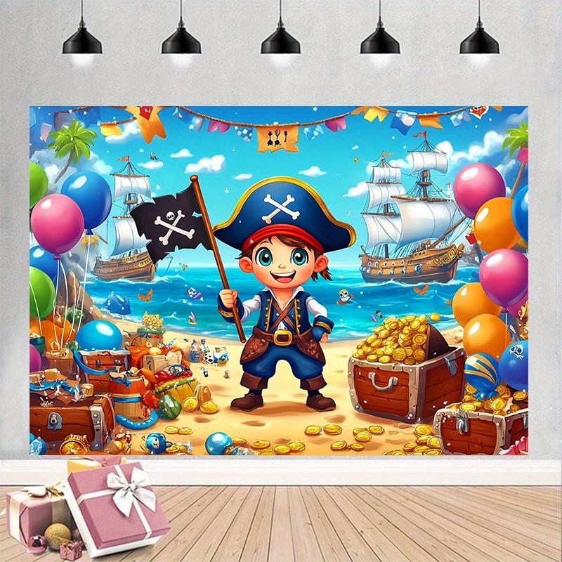 Баннер на пиратскую тематику отлично подходит для украшения вашего дома, сада, студии, места проведения мероприятий на открытом воздухе или любой комнаты.