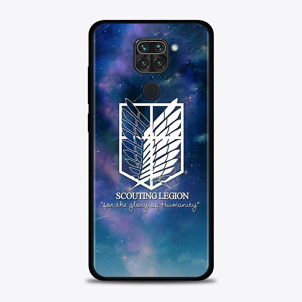 Чехол для Xiaomi Redmi Note 11 9 8 10 Pro 7 9T 8T 9S 10Lite чехол для REDMI 9 8 9C 9A 8A 7A силиконовый чехол Attack On Titan Icon