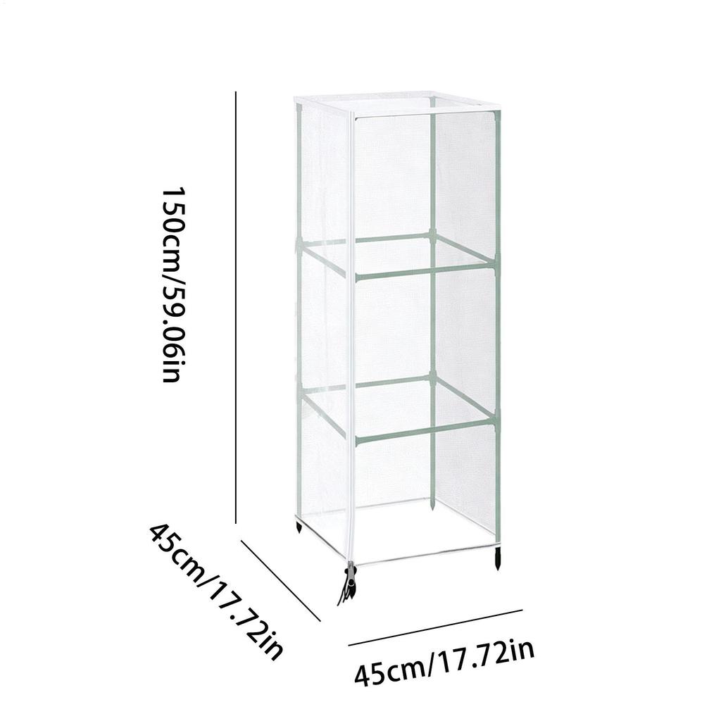 Plant Netting Cover 2 Pieces Reusable Vertical Square Protector with Zipper Tomato Plant Covers for Vegetable Fruit Strawberry